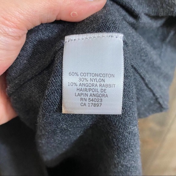 BANANA Republic Factory Angora Blend Gray Dress S - Picture 3 of 5